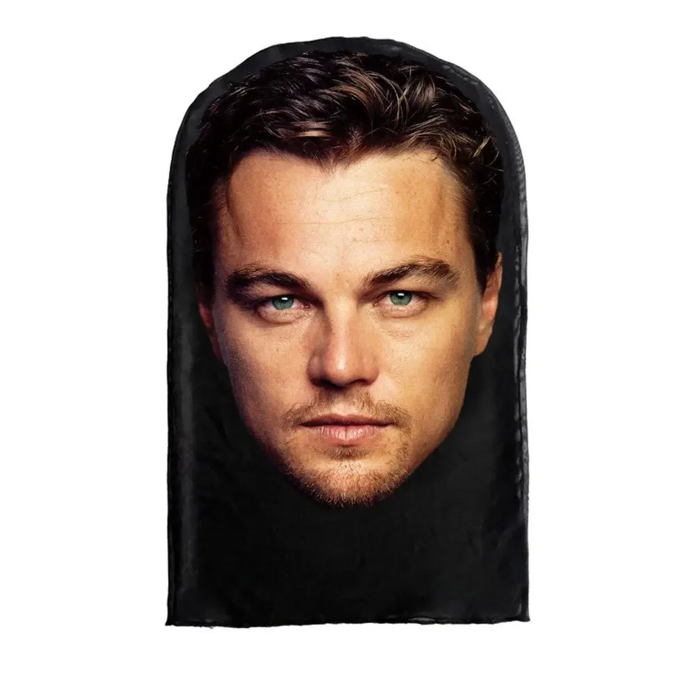 Car Seat Headrest Full Face Cover Visual Mesh Simulation Kanye Kobe Mask Cosplay For Car Interior Seats Halloween