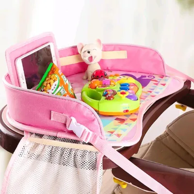 Car Seat Travel Tray Kids Portable Tray