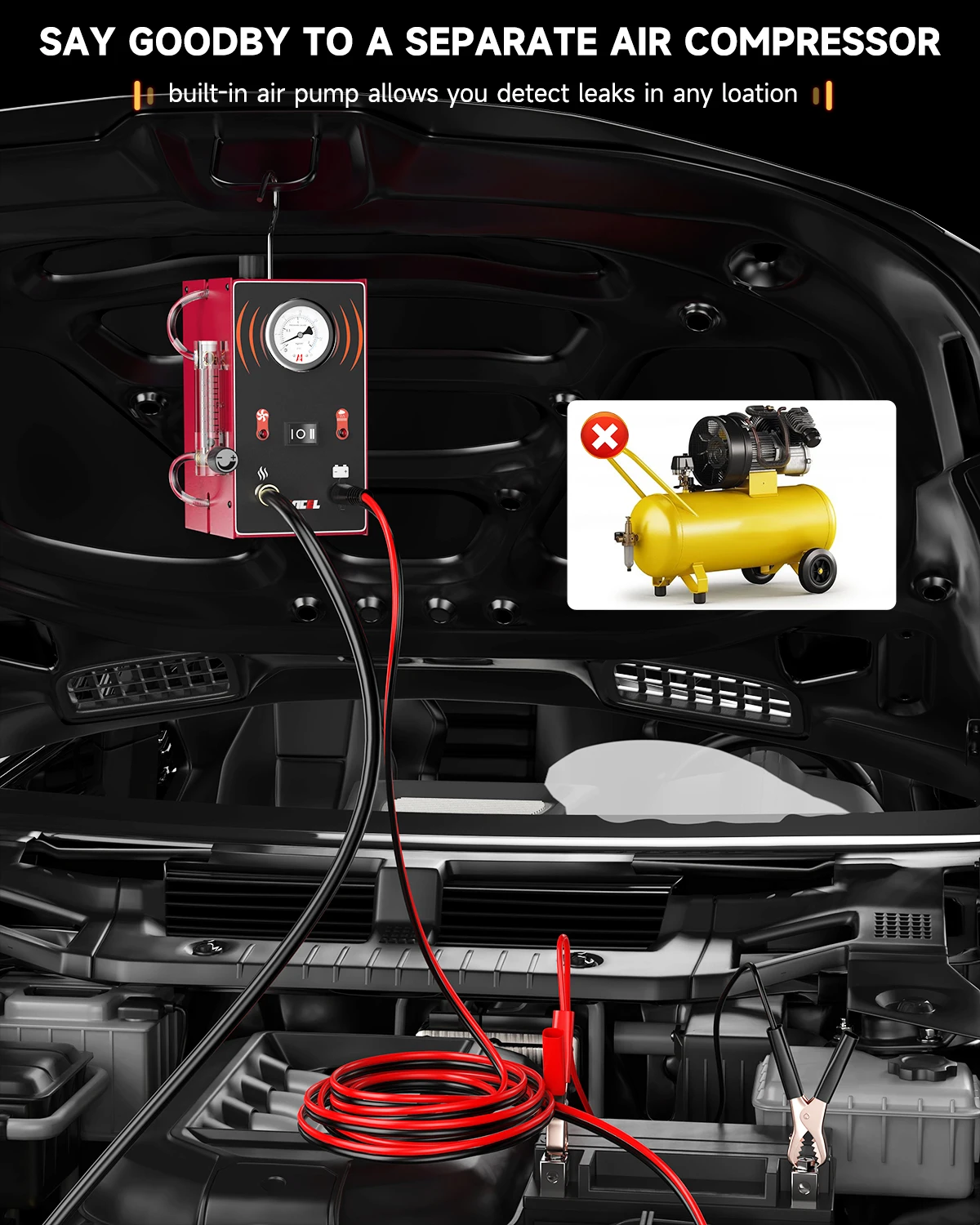 Car Smoke Leak Detector EVAP Pipe Smoking Generator Pipe Leakage Analyzer Tester EVAP System Diagnostic Tools Car Smoke Leak Detector EVAP Pipe Smoking Generator Pipe Leakage Analyzer Tester EVAP System Diagnostic Tools