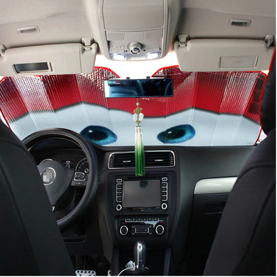 Car Solar Protection 5 Colors Eyes Heated Windshield Sunshade Car Window Windscreen Cover Sun Shade Auto Sun Visor Car Solar Protection 5 Colors Eyes Heated Windshield Sunshade Car Window Windscreen Cover Sun Shade Auto Sun Visor