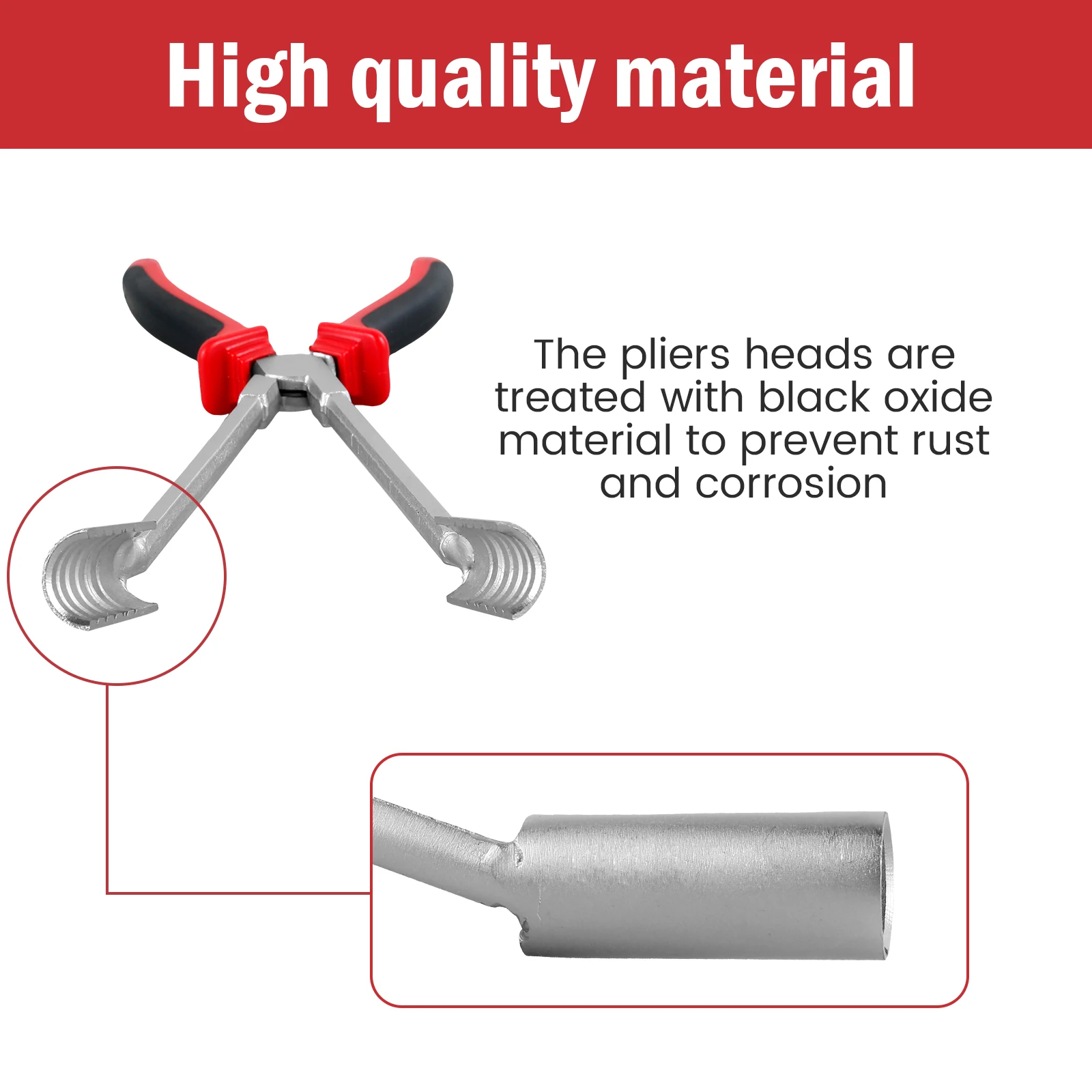 Car Spark Plug Pliers High Voltage Cylinder Cable Removal Tool Carbon Steel Car Spark Plug Wire Removal Pliers Tool for Car Spark Plug Pliers High Voltage Cylinder Cable Removal Tool Carbon Steel Car Spark Plug Wire Removal Pliers Tool for