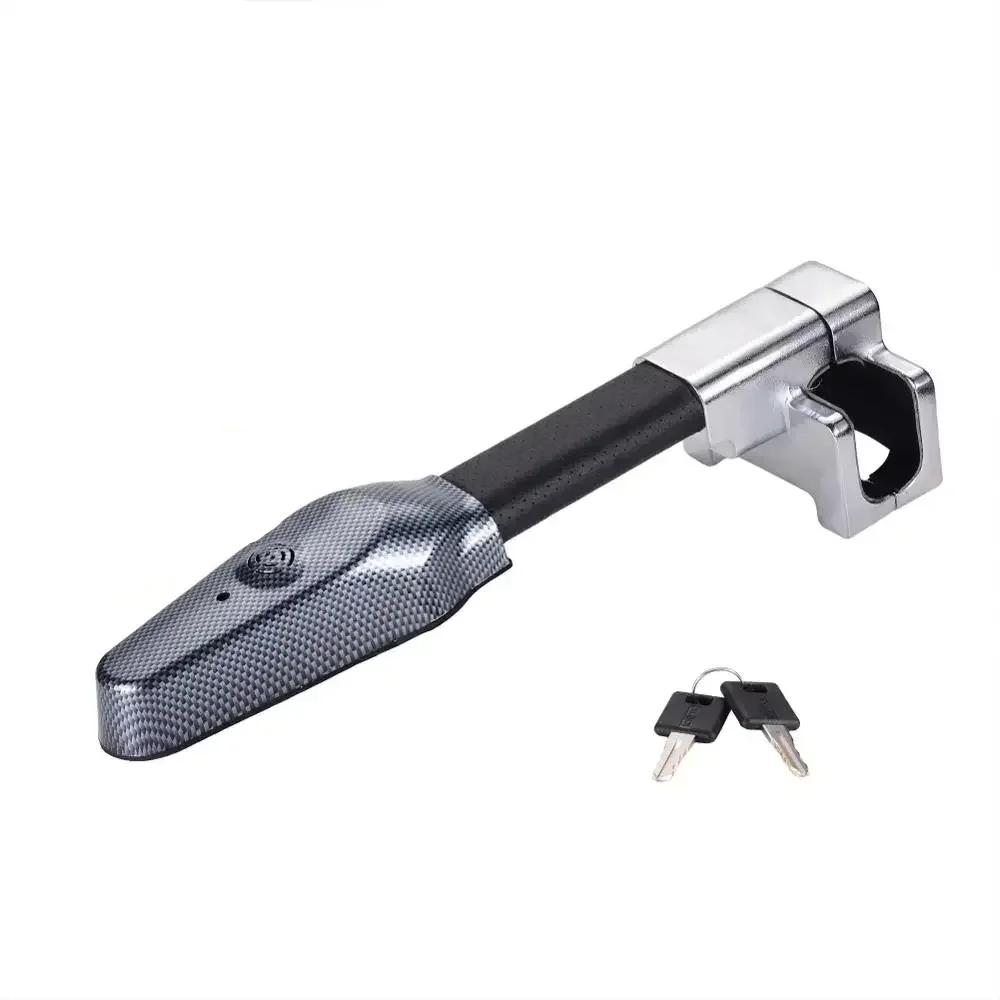 Car Steering Wheel Lock Universal Security Car Anti Theft Safety Alarm Lock Retractable Anti Theft Protection T-Locks Car Steering Wheel Lock Universal Security Car Anti Theft Safety Alarm Lock Retractable Anti Theft Protection T-Locks