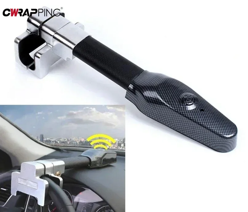 Car Steering Wheel Lock Universal Security Car Anti Theft Safety Alarm Lock Retractable Anti Theft Protection T-Locks Car Steering Wheel Lock Universal Security Car Anti Theft Safety Alarm Lock Retractable Anti Theft Protection T-Locks