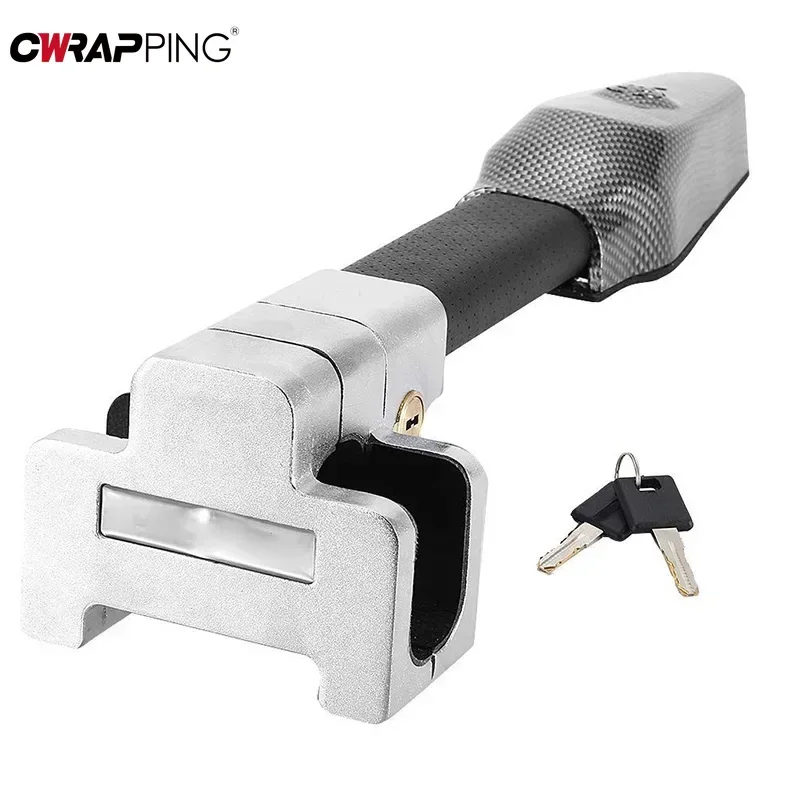 Car Steering Wheel Lock Universal Security Car Anti Theft Safety Alarm Lock Retractable Anti Theft Protection T-Locks Car Steering Wheel Lock Universal Security Car Anti Theft Safety Alarm Lock Retractable Anti Theft Protection T-Locks