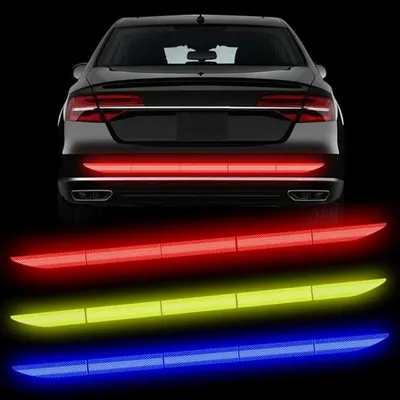 Car Sticker Reflective Warning Safety Tape Anti collision warning reflective sticker for automobile trunk Car Sticker Reflective Warning Safety Tape Anti collision warning reflective sticker for automobile trunk