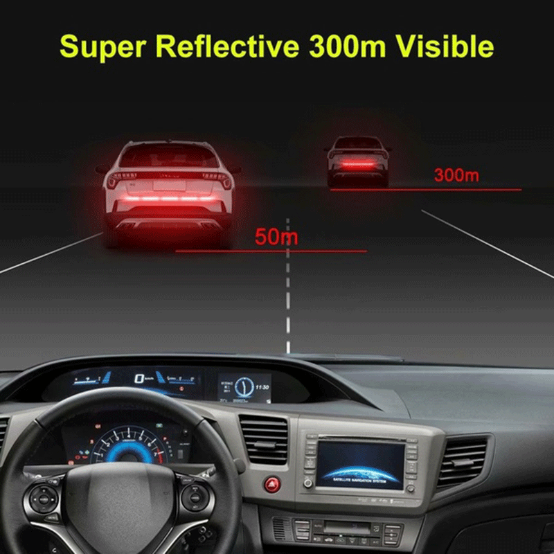 Car Sticker Reflective Warning Safety Tape Anti collision warning reflective sticker for automobile trunk Car Sticker Reflective Warning Safety Tape Anti collision warning reflective sticker for automobile trunk