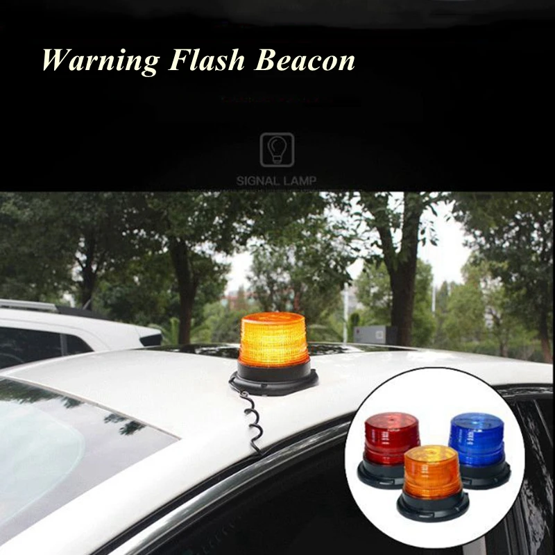 Car Strobe Light Emergency Car Rotating Traffice Indication Car Flash Beacon Light LED Orange Blue Red Flash Car Car Strobe Light Emergency Car Rotating Traffice Indication Car Flash Beacon Light LED Orange Blue Red Flash Car