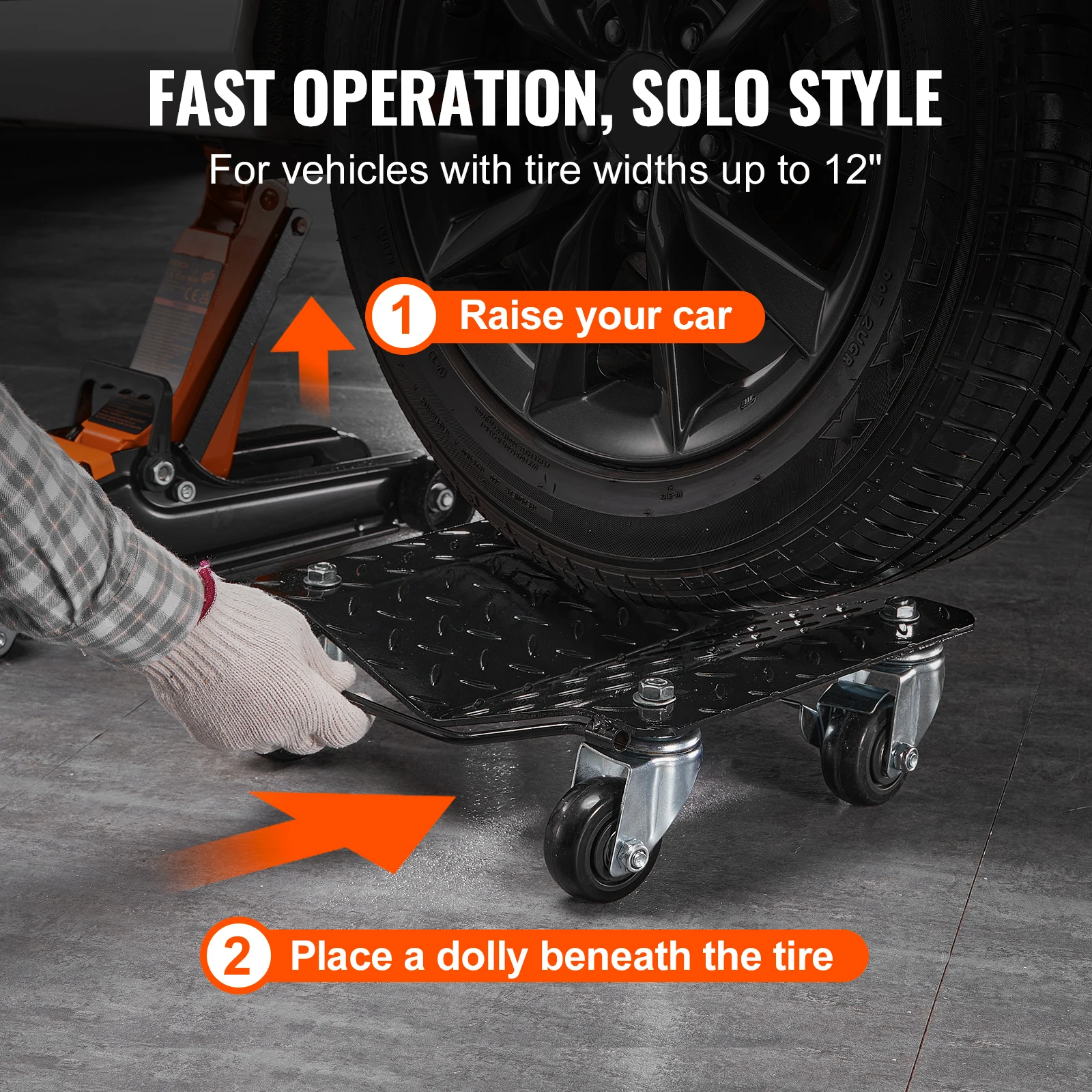 Car Tire Wheel Trolley Dollies 2/4PCS 1500lb Weight Capacity Vehicle Skate Moving Tire with 4 Casters Auto Repair Mover Car Tire Wheel Trolley Dollies 2/4PCS 1500lb Weight Capacity Vehicle Skate Moving Tire with 4 Casters Auto Repair Mover