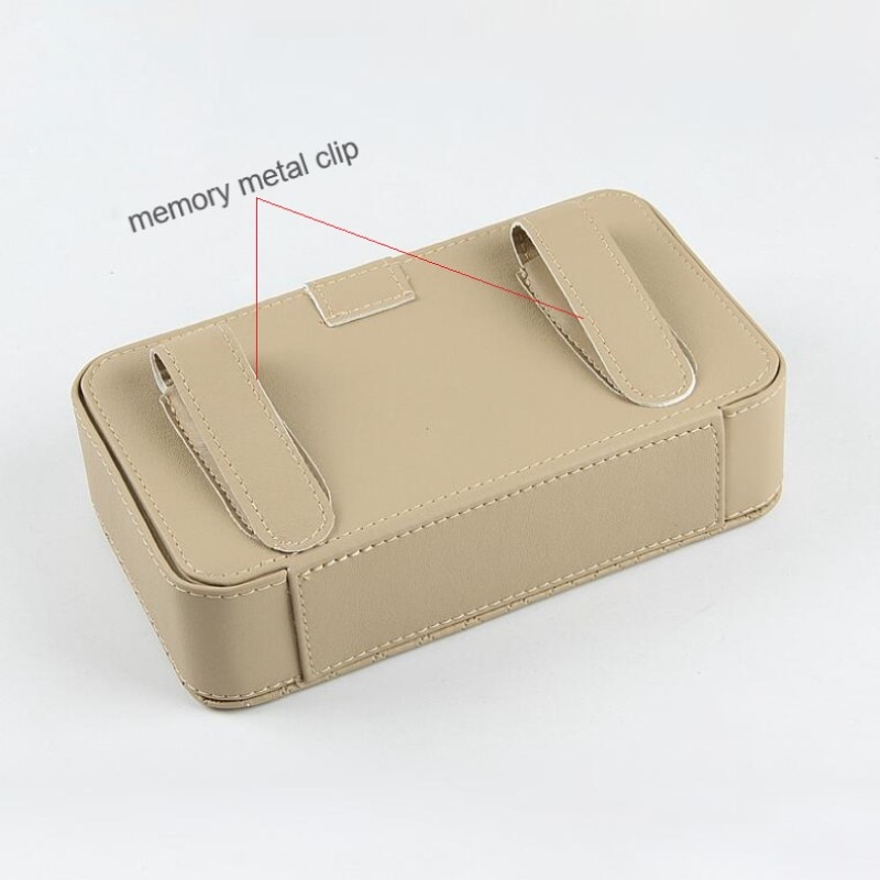 Car Tissue Box Leather Auto Organizer Car Tissue Box Leather Auto Organizer