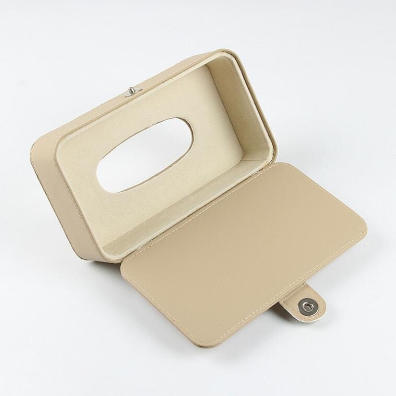 Car Tissue Box Leather Auto Organizer Car Tissue Box Leather Auto Organizer