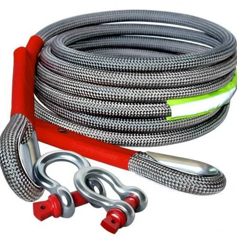 Car Towing Rope Off-road Vehicle Can Tow 20 Tons of Rescue Rope Very Reliable and Wear-resistant Car Towing Rope Off-road Vehicle Can Tow 20 Tons of Rescue Rope Very Reliable and Wear-resistant