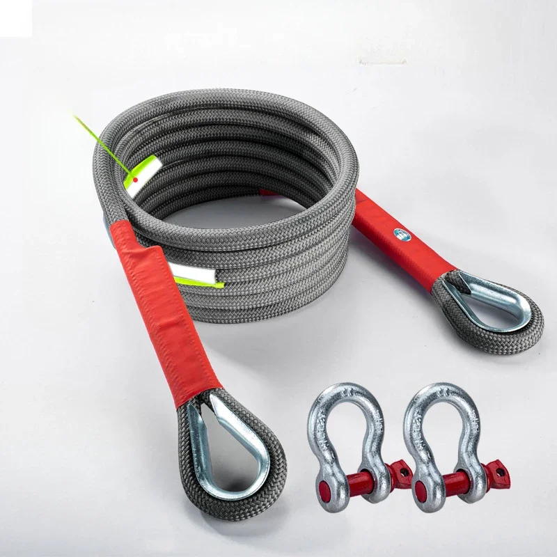 Car Towing Rope Off-road Vehicle Can Tow 20 Tons of Rescue Rope Very Reliable and Wear-resistant