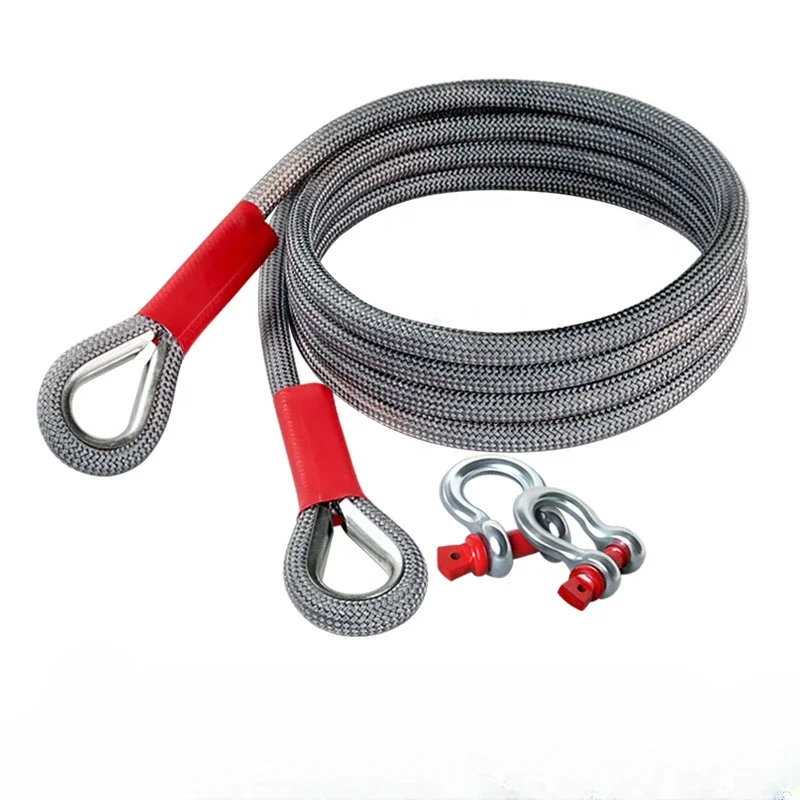 Car Towing Rope Off-road Vehicle Can Tow 20 Tons of Rescue Rope Very Reliable and Wear-resistant