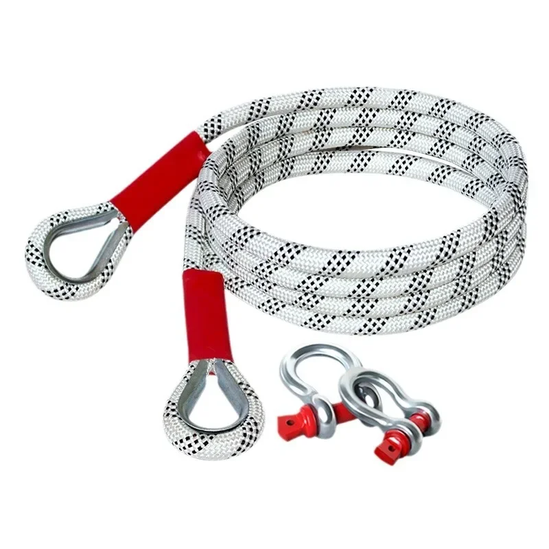 Car Towing Rope Off-road Vehicle Can Tow 20 Tons of Rescue Rope Very Reliable and Wear-resistant