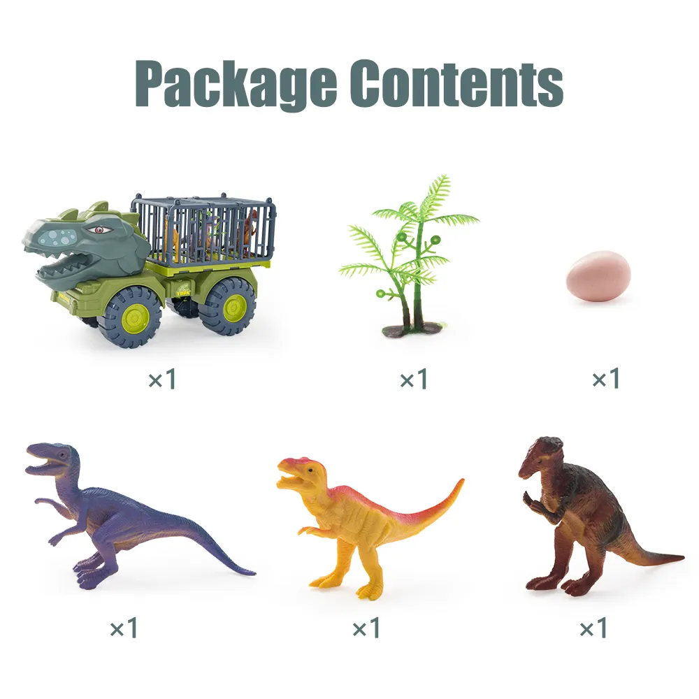 Car Toys Dinosaur Truck Transport Carrier Vehicle Dino Animal Model Tyrannosaurus Rex Truck Game Children Birthday Gifts