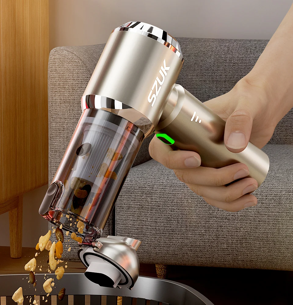 Car Vacuum Cleaner Strong Suction Cleaning Mini Machine Wireless Portable Handhled Blower Machine Home Appliances Car Vacuum Cleaner Strong Suction Cleaning Mini Machine Wireless Portable Handhled Blower Machine Home Appliances
