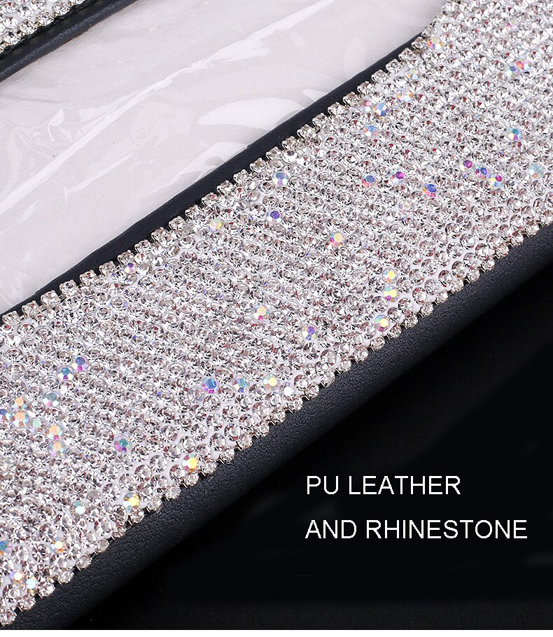Car Visor Tissue Holder with Crystal Blings Car Visor Tissue Holder with Crystal Blings