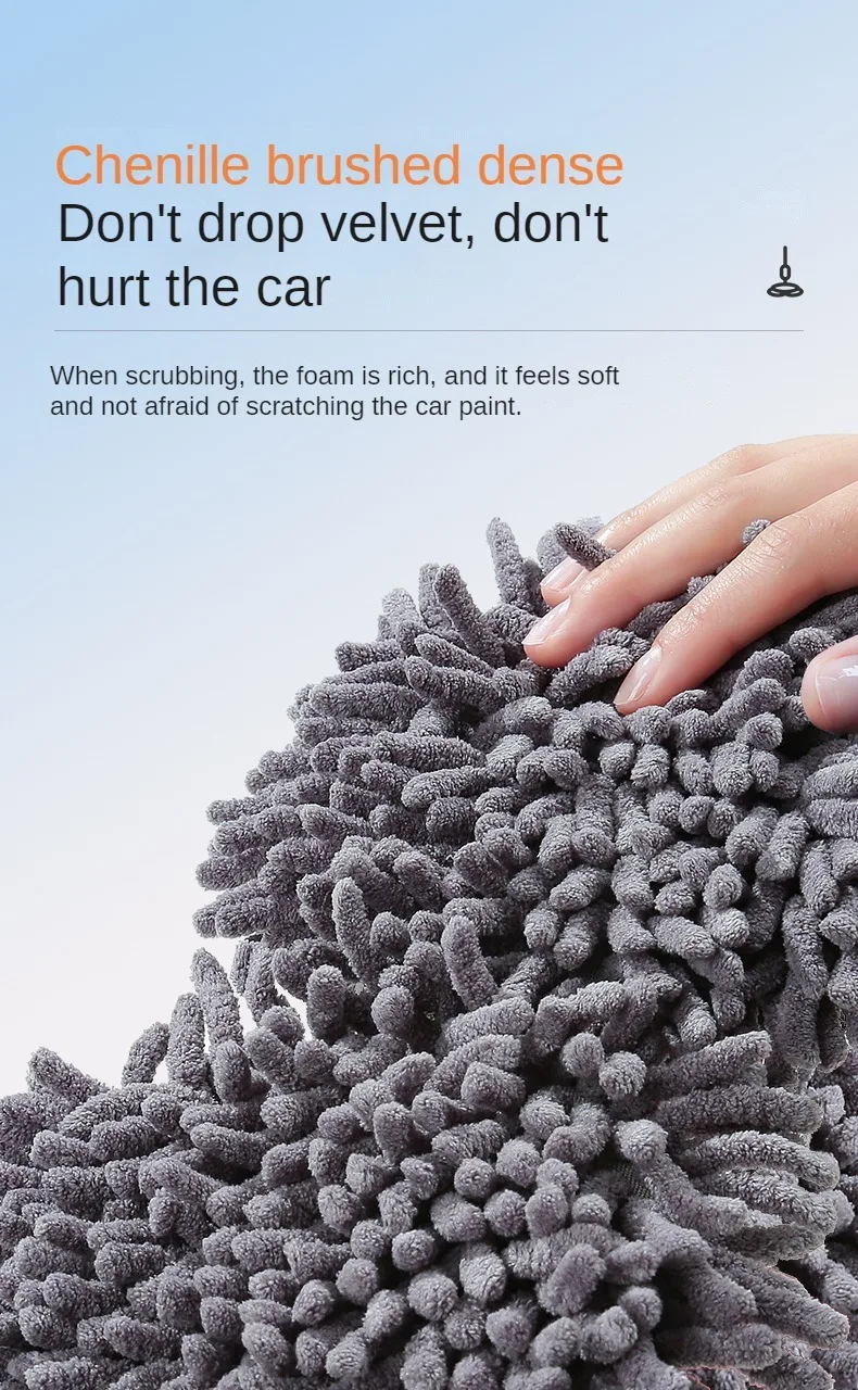Car Washer Mop Foam Wash Chenille Brush Double Brush Head Roof Window Cleaning Maintenance Three-Section Telescopic Mop Car Washer Mop Foam Wash Chenille Brush Double Brush Head Roof Window Cleaning Maintenance Three-Section Telescopic Mop