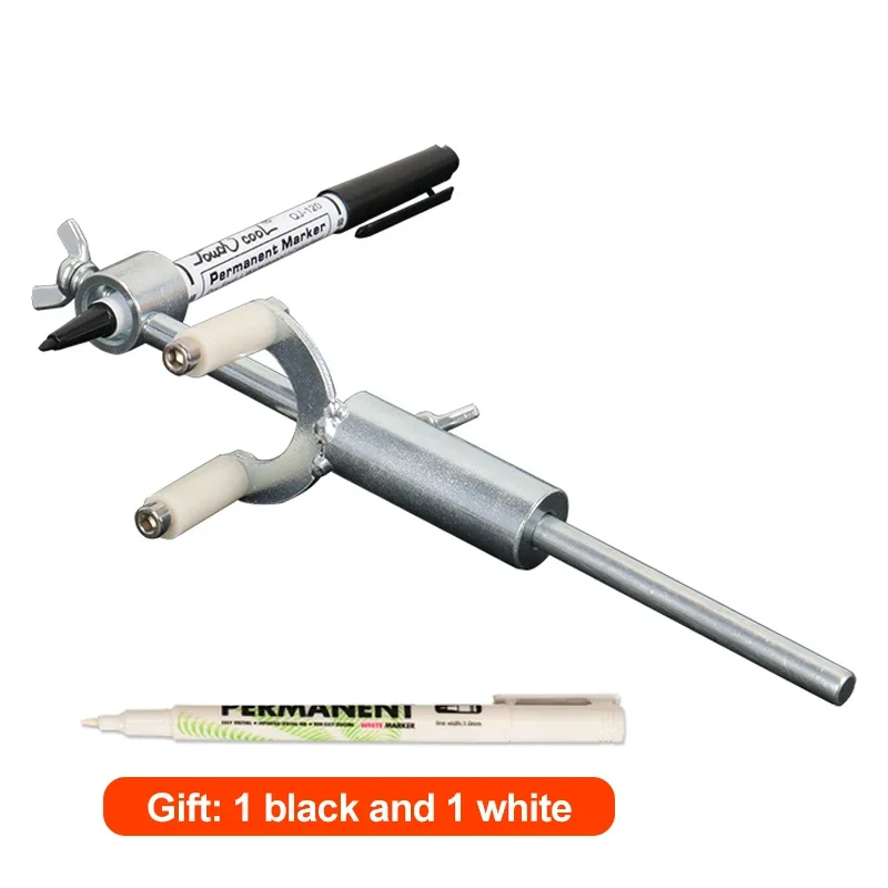 Car Wheel Eyebrow Parallel Scriber Sheet Metal Dent Repair Tool 0-20cm Adjustable Portable Car Body Line Marking Tool