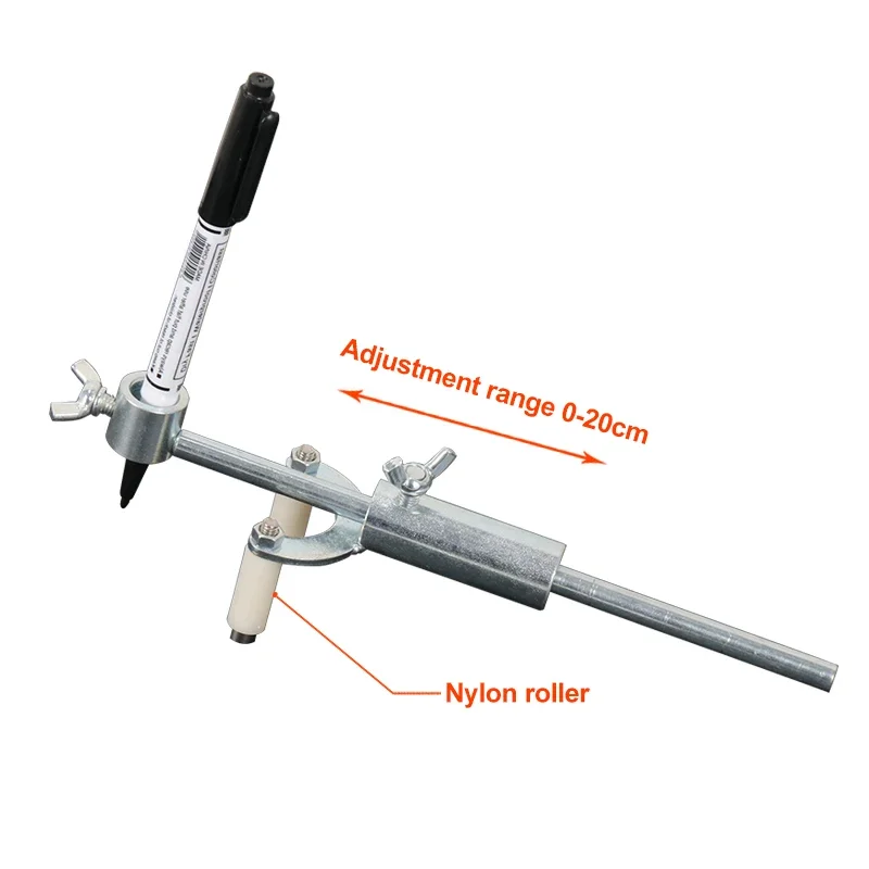 Car Wheel Eyebrow Parallel Scriber Sheet Metal Dent Repair Tool 0-20cm Adjustable Portable Car Body Line Marking Tool