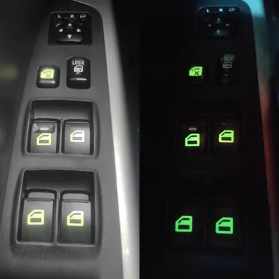 Car Window Button Luminous Sticker Lifter Switch Night Fluorescent Decals Car Interior Stickers Auto Accessories Car Window Button Luminous Sticker Lifter Switch Night Fluorescent Decals Car Interior Stickers Auto Accessories