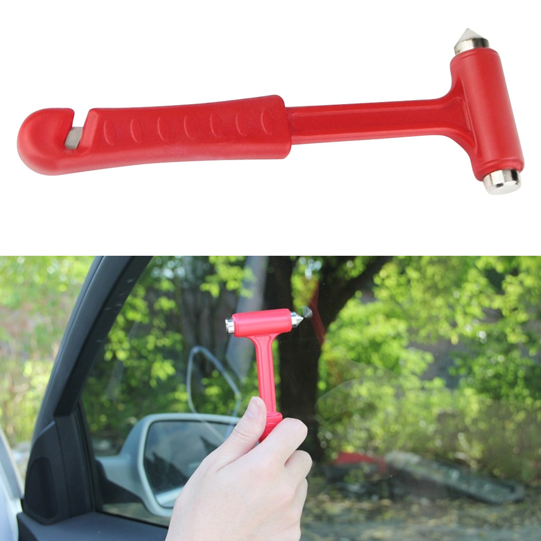 Car Window Glass Breaker Emergency Hammer