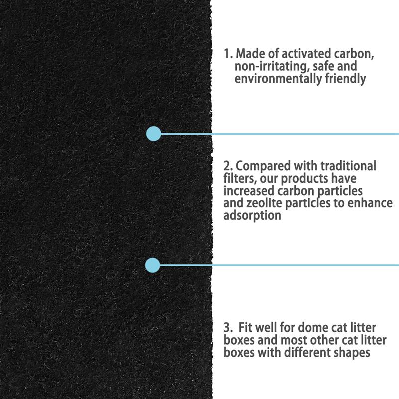 Carbon Cat Litter Filter Sheets (8pcs) Carbon Cat Litter Filter Sheets (8pcs)
