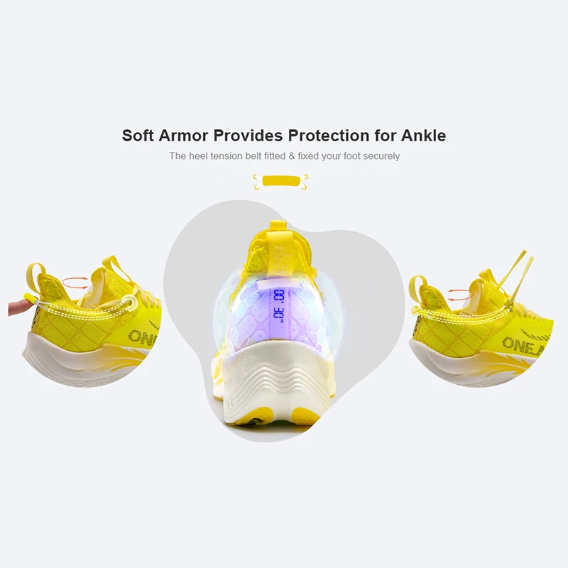 Carbon Fiber Plate Running Shoes Traction Shock Absorption Sneakers Professional Marathon PB Racing Sports Trainers