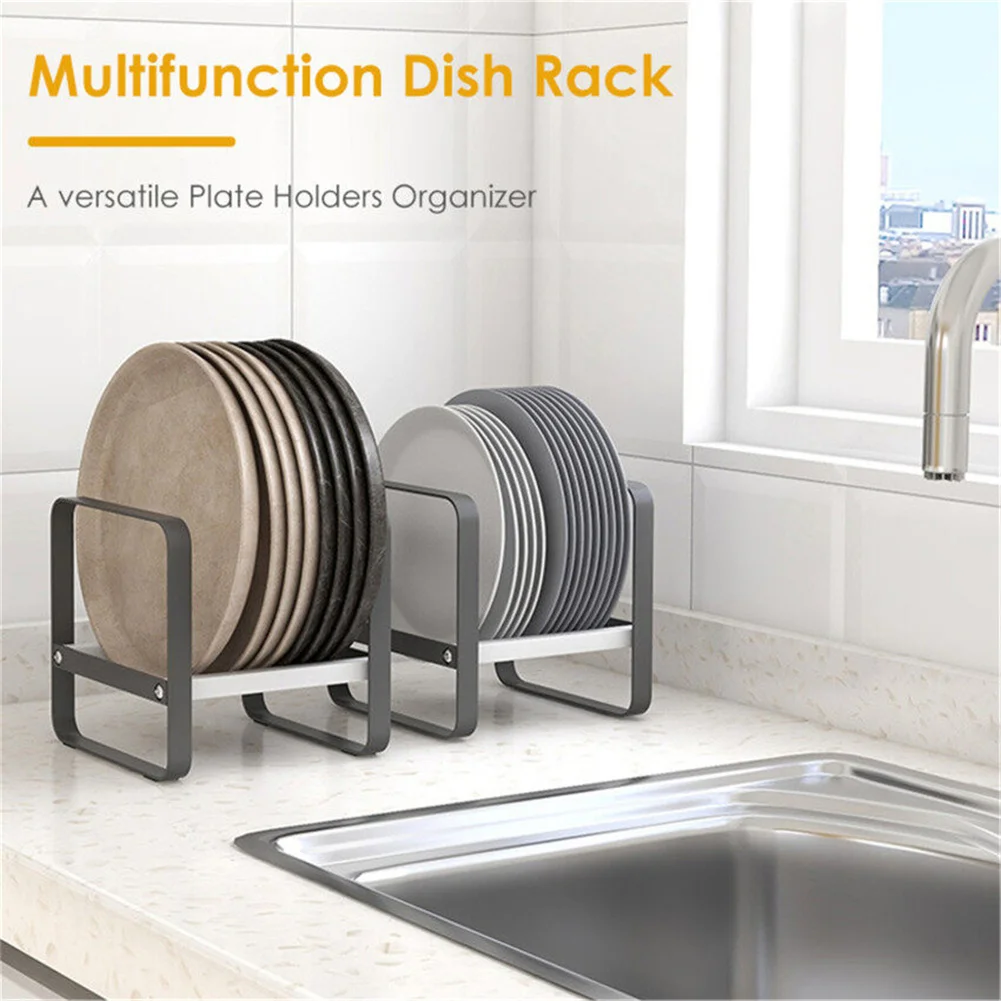 Carbon Steel Stand Shelf for Drying Plates, Pots, and Pans in The Kitchen