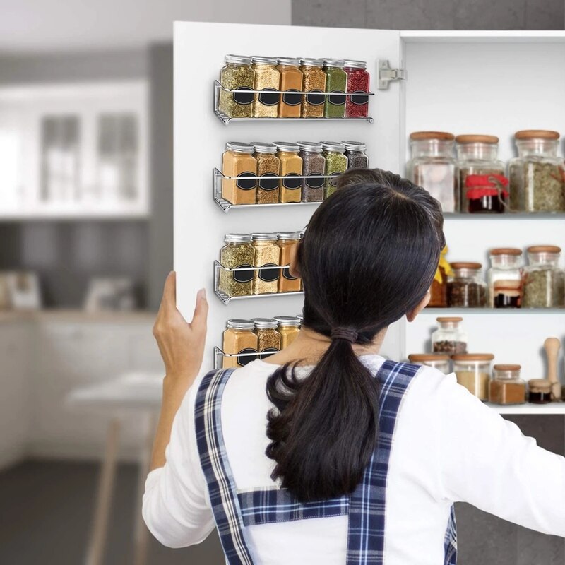Carbon Steel Wall Hanging Spice Rack (2 pcs) Carbon Steel Wall Hanging Spice Rack (2 pcs)