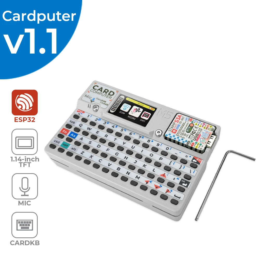 Cardputer with M5stampS3 v1.1 Devlopment kit Cardputer with M5stampS3 v1.1 Devlopment kit