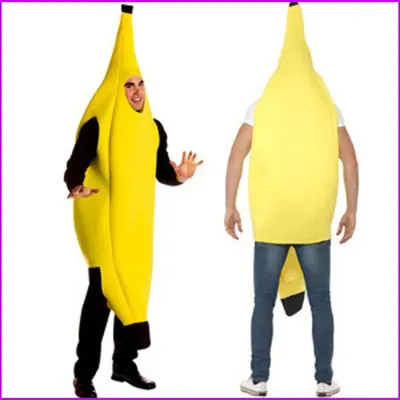 Carnival Clothing Cosplay Adult Funny Banana Costume Novelty Halloween Carnival Clothing Cosplay Adult Funny Banana Costume Novelty Halloween