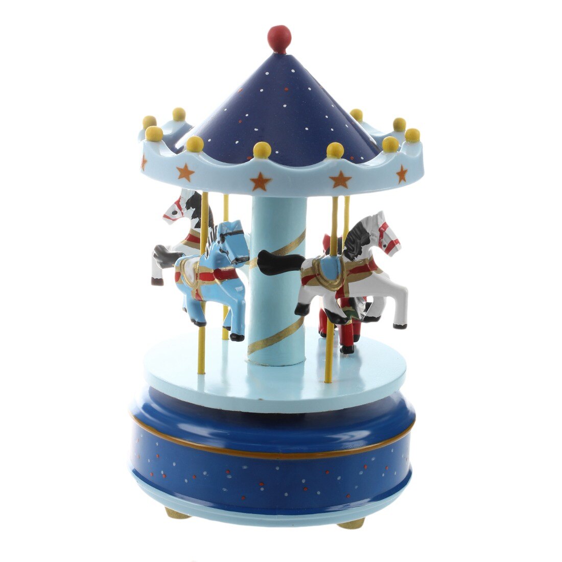 Carousel Music Box Rotating Horses Carousel Music Box Rotating Horses