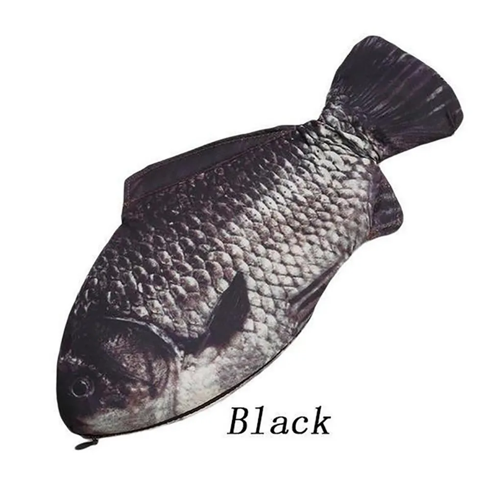Carp Pen Bag Realistic Fish Shape Make-up Pouch Pen Pencil Case With Zipper Makeup Pouch Casual Gift Toiletry Wash Carp Pen Bag Realistic Fish Shape Make-up Pouch Pen Pencil Case With Zipper Makeup Pouch Casual Gift Toiletry Wash