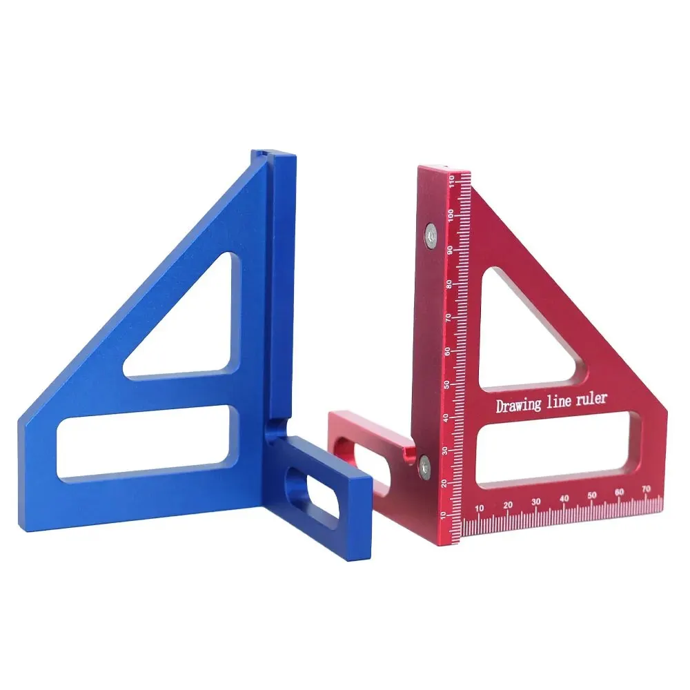 Carpenter Square -Woodworking Square Protractor Aluminum Miter Triangle Ruler 3D Multi Angle 45/90 Degree Layout Carpenter Square -Woodworking Square Protractor Aluminum Miter Triangle Ruler 3D Multi Angle 45/90 Degree Layout