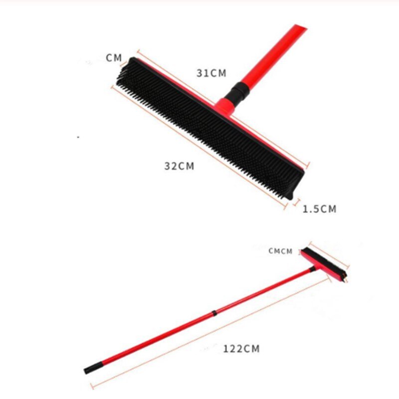 Carpet Broom Rubber Head Sweeper