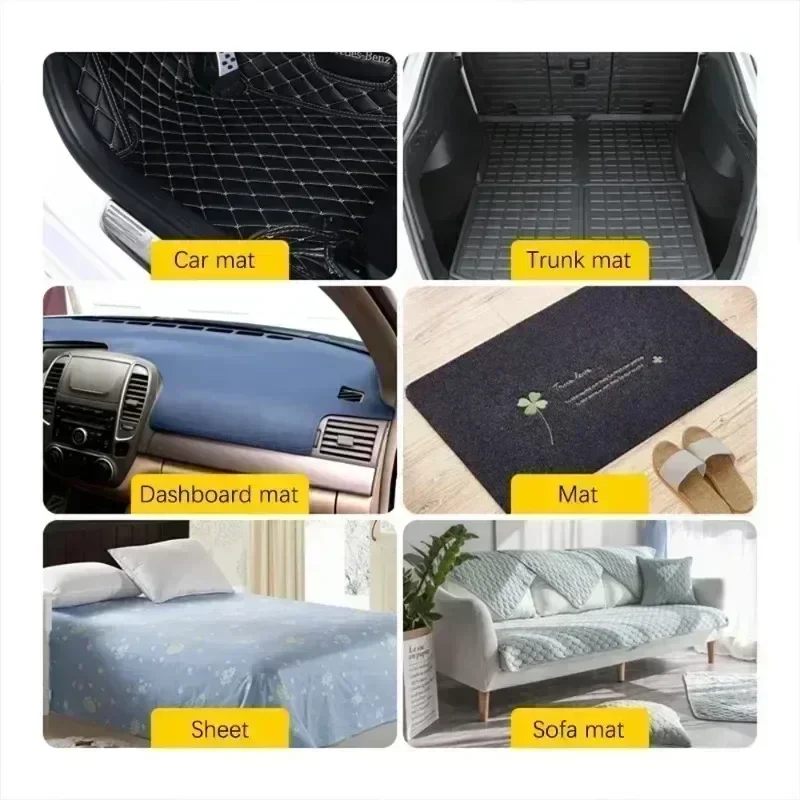 Carpet Fixing Stickers Double Faced High Adhesive Car Carpet Fixed Patches Home Floor Foot Mats Anti Skid Grip Tapes
