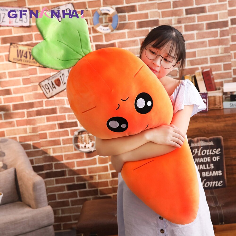 Carrot Pillow Cute Vegetable Stuffed Toy Carrot Pillow Cute Vegetable Stuffed Toy