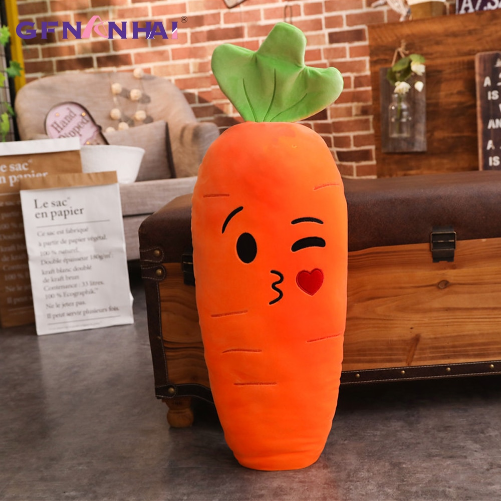 Carrot Pillow Cute Vegetable Stuffed Toy Carrot Pillow Cute Vegetable Stuffed Toy