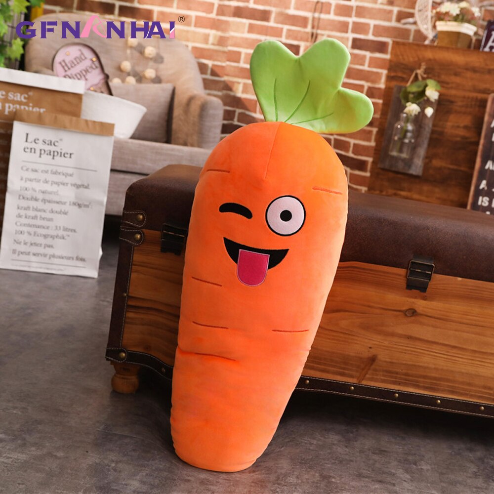 Carrot Pillow Cute Vegetable Stuffed Toy Carrot Pillow Cute Vegetable Stuffed Toy