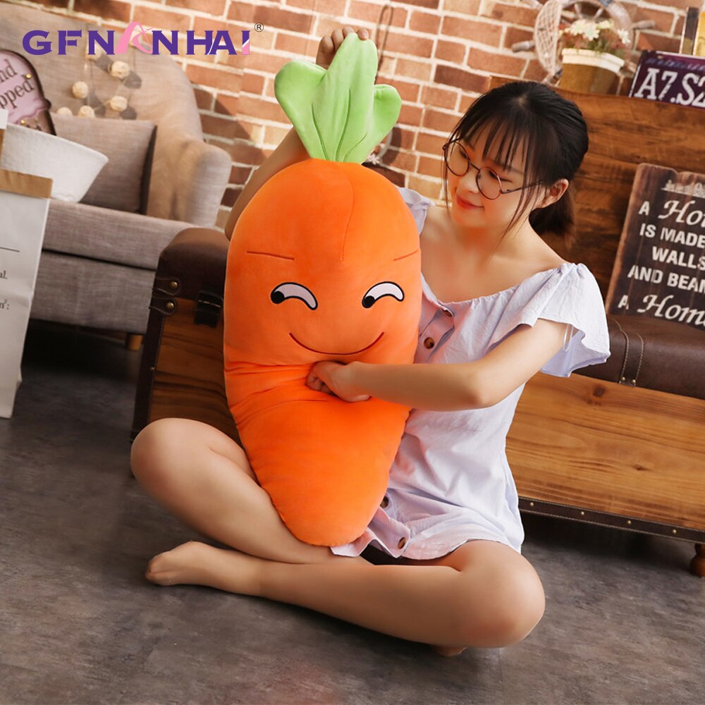 Carrot Pillow Cute Vegetable Stuffed Toy Carrot Pillow Cute Vegetable Stuffed Toy