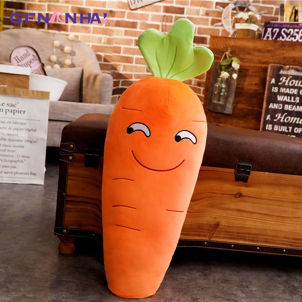 Carrot Pillow Cute Vegetable Stuffed Toy Carrot Pillow Cute Vegetable Stuffed Toy