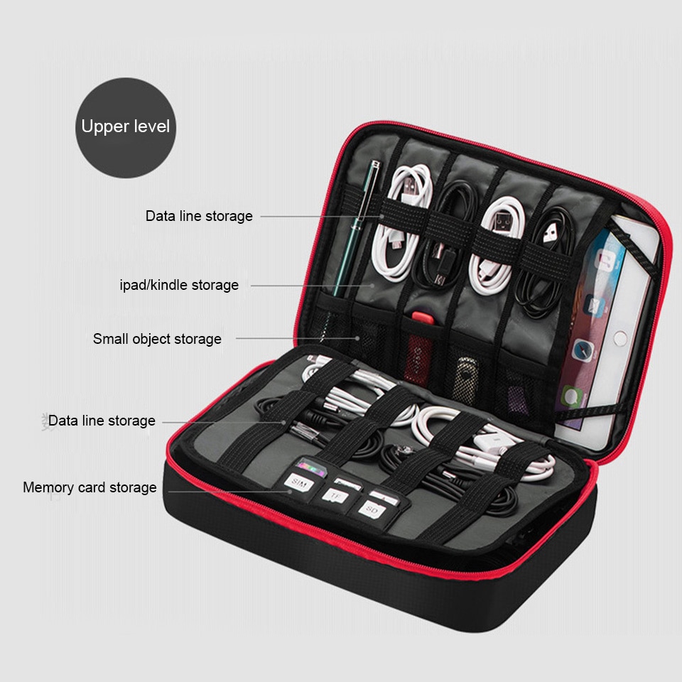 Carrying Gadget Bag with 2 Layers Carrying Gadget Bag with 2 Layers