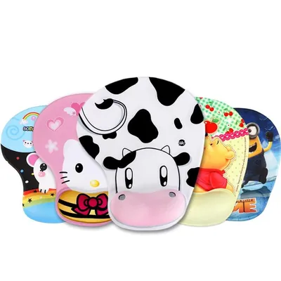 Cartoon 3D Comfortable Mousepad With Wrist Rest