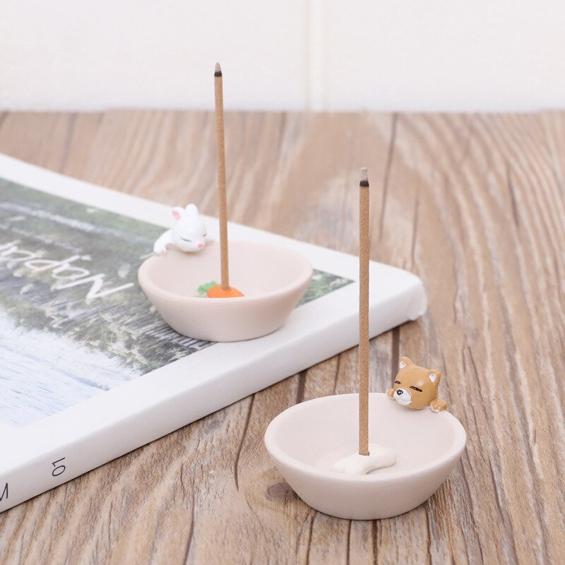 Cartoon Animal Ceramic Incense Stick Holder Cartoon Animal Ceramic Incense Stick Holder