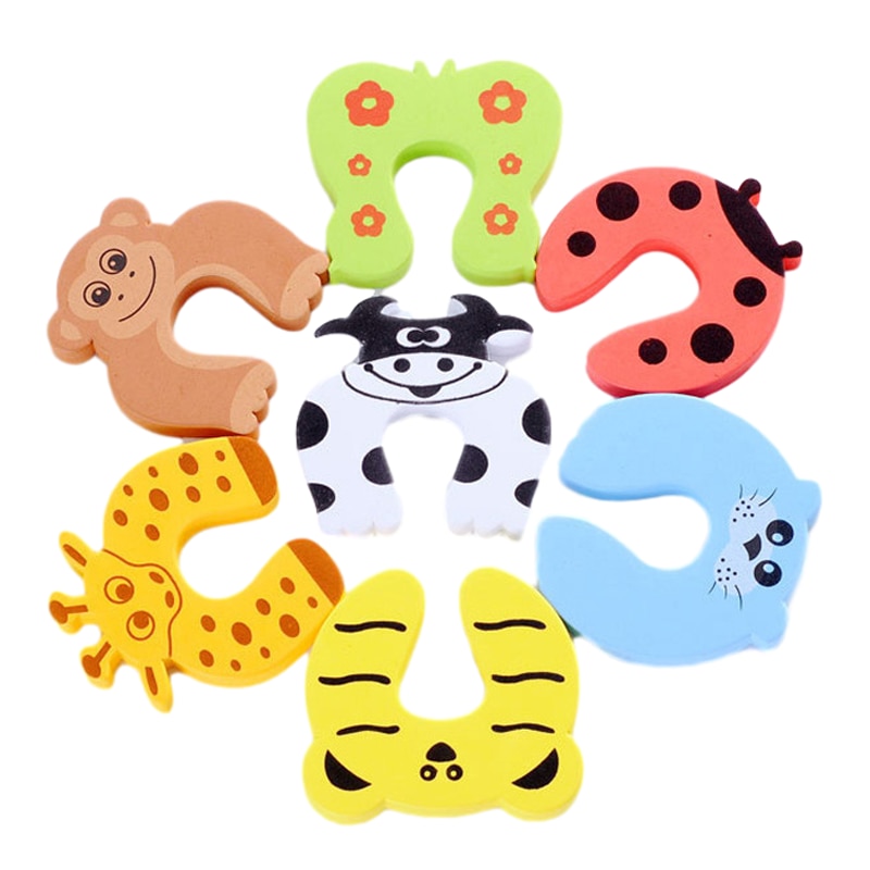 Cartoon Animal Foam Door Stops (5pcs)