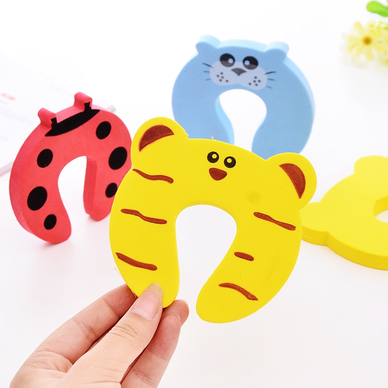 Cartoon Animal Foam Door Stops (5pcs)