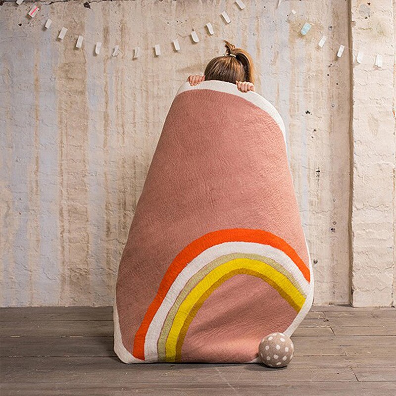 Cartoon Animal Round Nursery Rug Cartoon Animal Round Nursery Rug