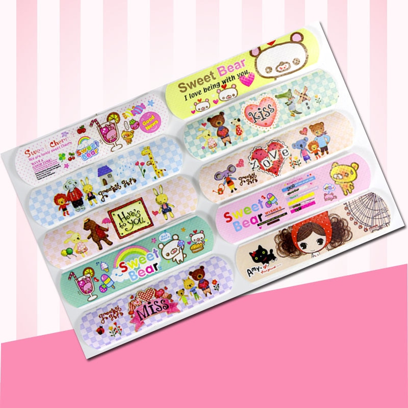 Cartoon Band Aids First Aid Patch (120 Pcs)