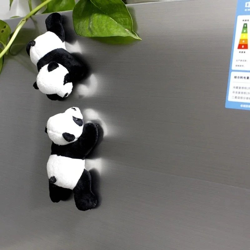Cartoon Cute Soft Plush Panda Fridge Strong Magnet Refrigerator Sticker Home Decor Souvenir Kitchen Accessories Cartoon Cute Soft Plush Panda Fridge Strong Magnet Refrigerator Sticker Home Decor Souvenir Kitchen Accessories